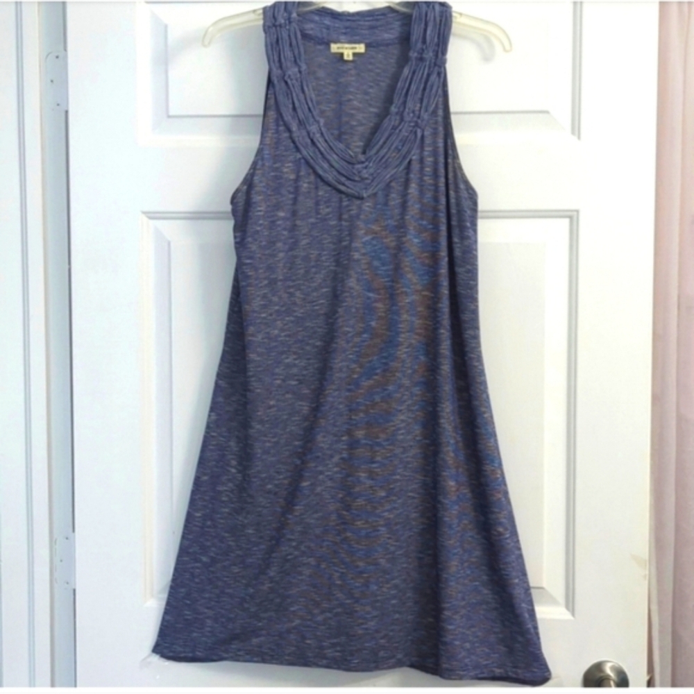 👋 FINAL MARKDOWN CLOSET CLOSING Max Studio A-Line Sleeveless Blue Summer Knit